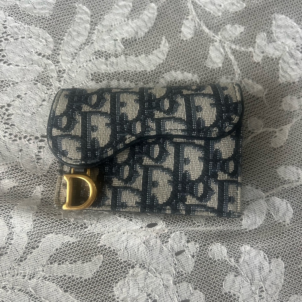 Dior Saddle Bloom Card holder